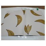 Bloom Placemat for Baby, Toddler & Kids | Wipeable, Reusable and Eco-Friendly | Baby Weaning Placemat for Mealtime & Snacktime | Modern Design (Banana, 12 x 17")