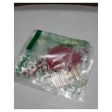 Rose Flower Comb 6.1inch Red Hair Clip Bridal Girl Women Accessories Bride Headpiece Gift for Wedding Party Prom Christmas Valentine