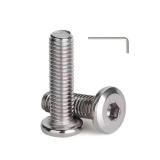 5/16-18 x 3-1/2 (4Pack) Flat Head Hex Socket Cap Screws Bolts, 304 Stainless Steel 18-8, Hex Drive, Bright Finish, Fully Machine Thread - Retail: $10"