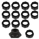 11 Pcs Tightening Nut for Replacement Car Mount Screw On, 17mm Car Phone Mount Replacement Parts, Ball Joint Fixed Adapter Head Bracket Holder Ring for Phone DVR Camcorder Wireless Charger