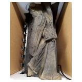 Duraflame DFI021ARU 20.5-in Electric Fireplace Log, 4,600 BTU heater provides supplemental zone heating for up to 400 square feet - Retail: $130