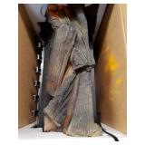 Duraflame DFI021ARU 20.5-in Electric Fireplace Log, 4,600 BTU heater provides supplemental zone heating for up to 400 square feet - Retail: $130