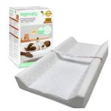 Ingenuity Contoured Changing Pad Includes Waterproof Changing Liner and Safety Fastening Strap with Quick-Release Buckle - Retail: $19
