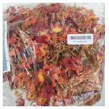 Fall Mums Flowers Artificial Garland for Decoration, 4 Pack 5.9 FT Faux Mums with Eucalyptus Leaves Ivy, UV Resistant Fake Fall Daisy Floral Vine Flowers for Home Garden Wedding Backdrop Decor - Retai