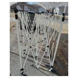 Klutch 10x20 Commercial Canopy Tent (looks new Stakes and rope still in factory sealed bag. Frame has no broken cross members or signs of use or damage. Visual inspection of cover did not see any rips