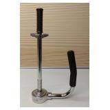 Ergonomic Bar-handle stretch film dispenser AR102P. For use with film 12 to 20" wide. Appears to function properly. Handles show little to no wear.   - Retail: $75