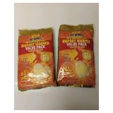 FACTORY SEALED - (Lot of 2 packs, 5 pair each pack) HotHands Adhesive Bigfoot Toe Warmers 5 Pairs per pack. Expiration date 02/2027