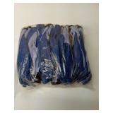 FACTORY SEALED - (Lot of 12 pair) Five Rock Blue Latex Coated Work Gloves Size 8