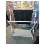 FACTORY SEALED - Dual rod rack with shelf only. Can be used for Baby Clothing Rack for Baby Shower, Rack with Storage Shelf & Double Rods, Toddler Clothes Rack, storage for quilts or blankets, pool si