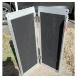 APPEARS NEW - CHEESPRING Portable Wheelchair Ramp 3FT,No-Slip Aluminum Folding Handicap Ramp 800 lbs Load Capacaity,Wheel Chair ramp for Home Steps,Stairs,car  - Retail: $81