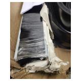 APPEARS NEW - Garage Door Seals, Heavy-Duty Garage Door Seals Bottom Rubber with Rodent Proof Steel Wool, Aluminum Track Retainer Base with Brush Seal Kit, Universal Garage Weather Stripping Kit (16.5