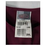 APPEARS NEW - Scrub Zone Wine Medical Jacket (Size Small)