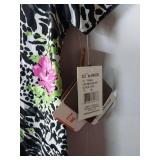 APPEARS NEW - Medical Scrub Tops Bundle - Floral and Animal Print Collection (Size Small) Set of 3