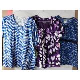 APPEARS NEW - Landau, Bio & WS Gear Medical Scrub Tops - (Size XL) Lot of 3