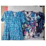 APPEARS NEW - Medical Scrub Tops Bundle - Landau, WS Gear and EckoRed (Size XS) Lot of 3