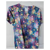 APPEARS NEW - Landau, Peaches & MC2 Medical Scrub Top Collection (Size XS) Lot of 3