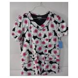 APPEARS NEW - Colorful Medical Scrub Top Collection (Size Small)