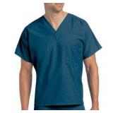APPEARS NEW - Landau Unisex Reversible Dolman Sleeve V-Neck Scrub Top  Style 7502 (Size XS) 2 Pack