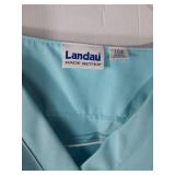 APPEARS NEW - Landau Medical Scrub Top Light Blue (Size Large)