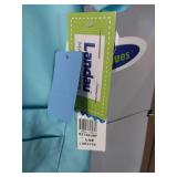 APPEARS NEW - Landau Medical Scrub Top Light Blue (Size Large)