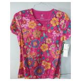 APPEARS NEW - MC Brand Floral Print T-Shirt Collection (Size Small) Lot of 3