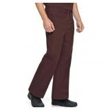APPEARS NEW - Landau Unisex Reversible Scrub Pant Scrub Bottoms (Size XS) Carmel/Tan Color