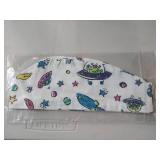 FACTORY SEALED - Space Alien UFO Print Scrub Cap