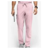 APPEARS NEW - Landau Pink Medical Scrub Pants (Size XXL) 2 Pack