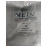 FACTORY SEALED - Meta Mens 38 Length Labcoat Style 1963 (Size 32) 2 Pack  - Retail: $50