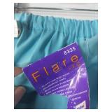 APPEARS NEW - Landau Flare Leg Scrub Pants - Turquoise (Size XL) Style 8335