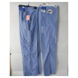 APPEARS NEW - Landau 1 Style 7602 & 1 Style 8385 Medical Scrub Pants Light Blue (Size XS) 2 Pack