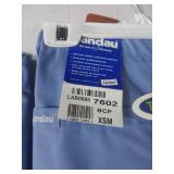 APPEARS NEW - Landau 1 Style 7602 & 1 Style 8385 Medical Scrub Pants Light Blue (Size XS) 2 Pack