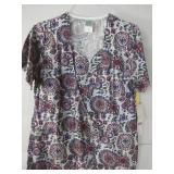 APPEARS NEW - Bio and WS Gear by Life Design Cotton Scrub Tops (Size Medium) Lot of 3