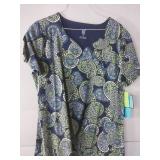 APPEARS NEW - Landau & MC2 Medical Scrub Tops (Size Medium) Lot of 3