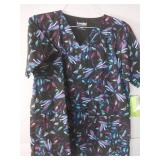 APPEARS NEW - Landau & MC2 Medical Scrub Tops (Size Medium) Lot of 3