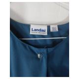 APPEARS NEW - Landau Women s Snap Front Warm-up Scrub Jacket (Size XL)