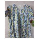 APPEARS NEW - Bio, EckoRed, WS Gear Medical Scrub Top Bundle - (Size Small) Lot of 3