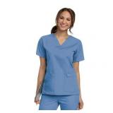 APPEARS NEW - Landau Women s V-Neck Tunic Scrub Top  Style 8219 (Size Large)