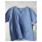 APPEARS NEW - Landau Women s V-Neck Tunic Scrub Top  Style 8219 (Size Large)