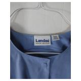 APPEARS NEW - Landau Women s Snap Front Warm-up Scrub Jacket (Size Small)