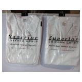 APPEARS NEW - Fashion Seal Healthcare White Labcoat Style 499 (Size 50) 2 Pack