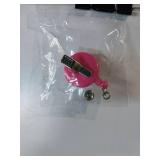 APPEARS NEW - Decorative Retractable Badge Reel Set - Butterfly and Flower Design (2 Pack)