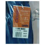 APPEARS NEW - Landau Classic Cargo Elastic Waist Pant Scrub Bottoms Style 8501 BGP & Koi Scrub Pants Style 601-R-060 Galaxy (Size Large) 2 Pack