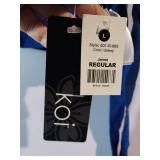 APPEARS NEW - Landau Classic Cargo Elastic Waist Pant Scrub Bottoms Style 8501 BGP & Koi Scrub Pants Style 601-R-060 Galaxy (Size Large) 2 Pack