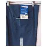 APPEARS NEW - Landau Unisex Reversible Drawstring Scrub Pant Style 7602 BNP (Size Large Petite) 2 Pack