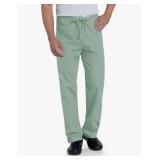 APPEARS NEW - Landau & Peaches Scrub Pant Bottoms Style 7602 AQBP & 7246 Aqua (Size 2XL) 2 Pack