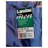 APPEARS NEW - Landau Unisex Reversible Drawstring Scrub Pant Style 7602 BEP & 8555 BEP (Size Large Tall) 2 Pack