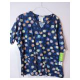 APPEARS NEW - Landau Medical Scrub Tops Collection (Size 2XL) 3 Pack