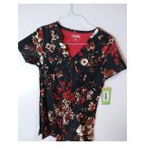 APPEARS NEW - Landau & Jockey Medical Scrub Tops Bundle (Size Small) 3 Pack