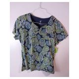 APPEARS NEW - Landau Medical Scrub Tops Bundle (Size XL) 3 Pack